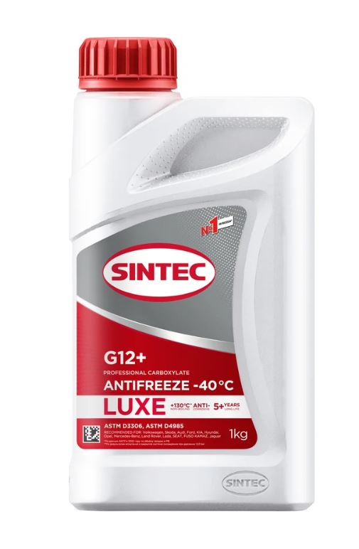 Антифриз Sintec Luxe G-12+ red (-40) 1кг