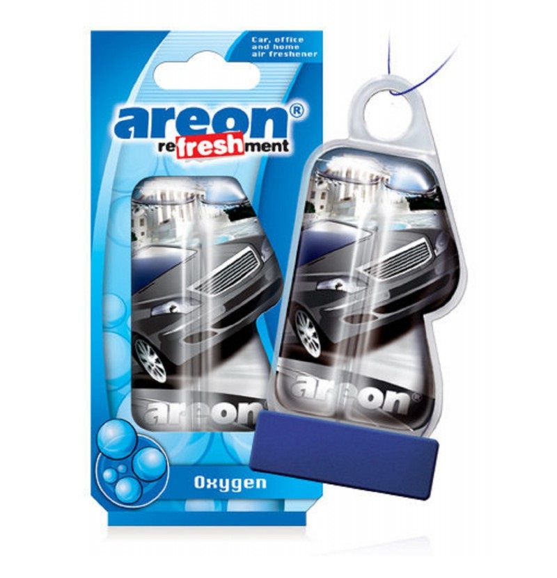 Ароматизатор  AREON Refreshment Liquid Oxygen подвесной гелевый 8мл