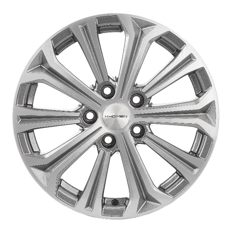 диски KHOMEN KHW1610 (Toyota Corolla) 6,5xR16 5x114,3 60,1 45 GRAY-FP
