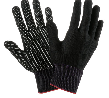 Перчатки нейлоновые с ПВХ min12 шт