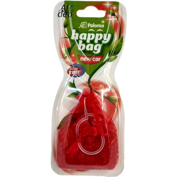 Ароматизатор  PALOMA Happy Bag New Car Новая машина гелевый подвесной Россия 15гр
